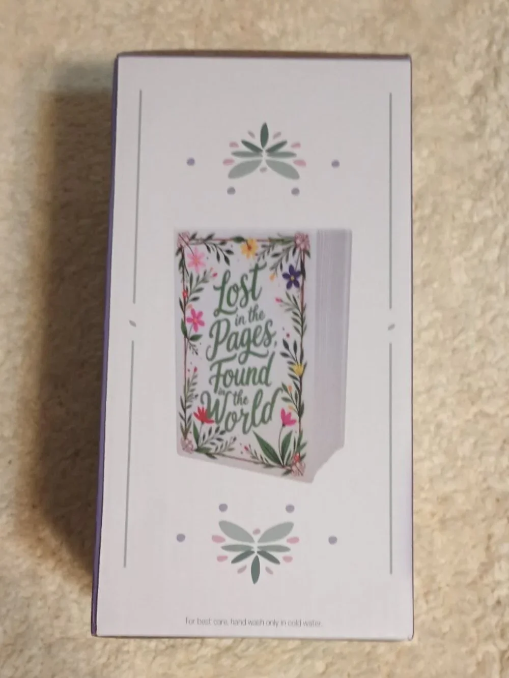 NWT ~ Streamline's Petals & Pages Ceramic Book Vase Table Decor